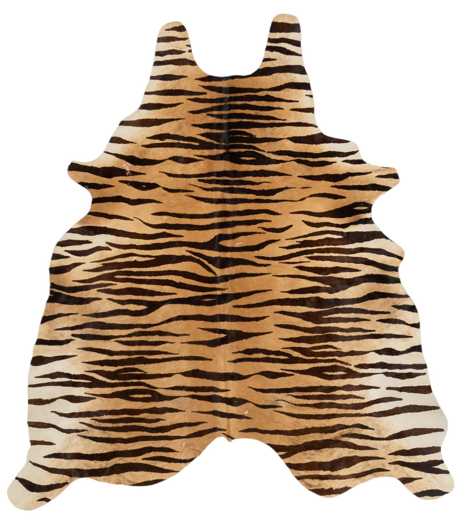 Tiger Print Cowhide Rug (1 of 4)