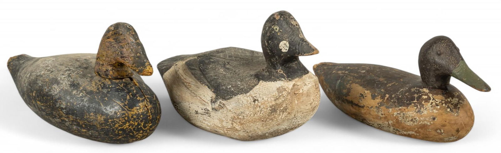 (3) Wooden Decoy Ducks (1 of 13)