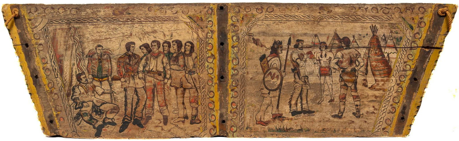 Native American Buckboard Painting (1 of 4)