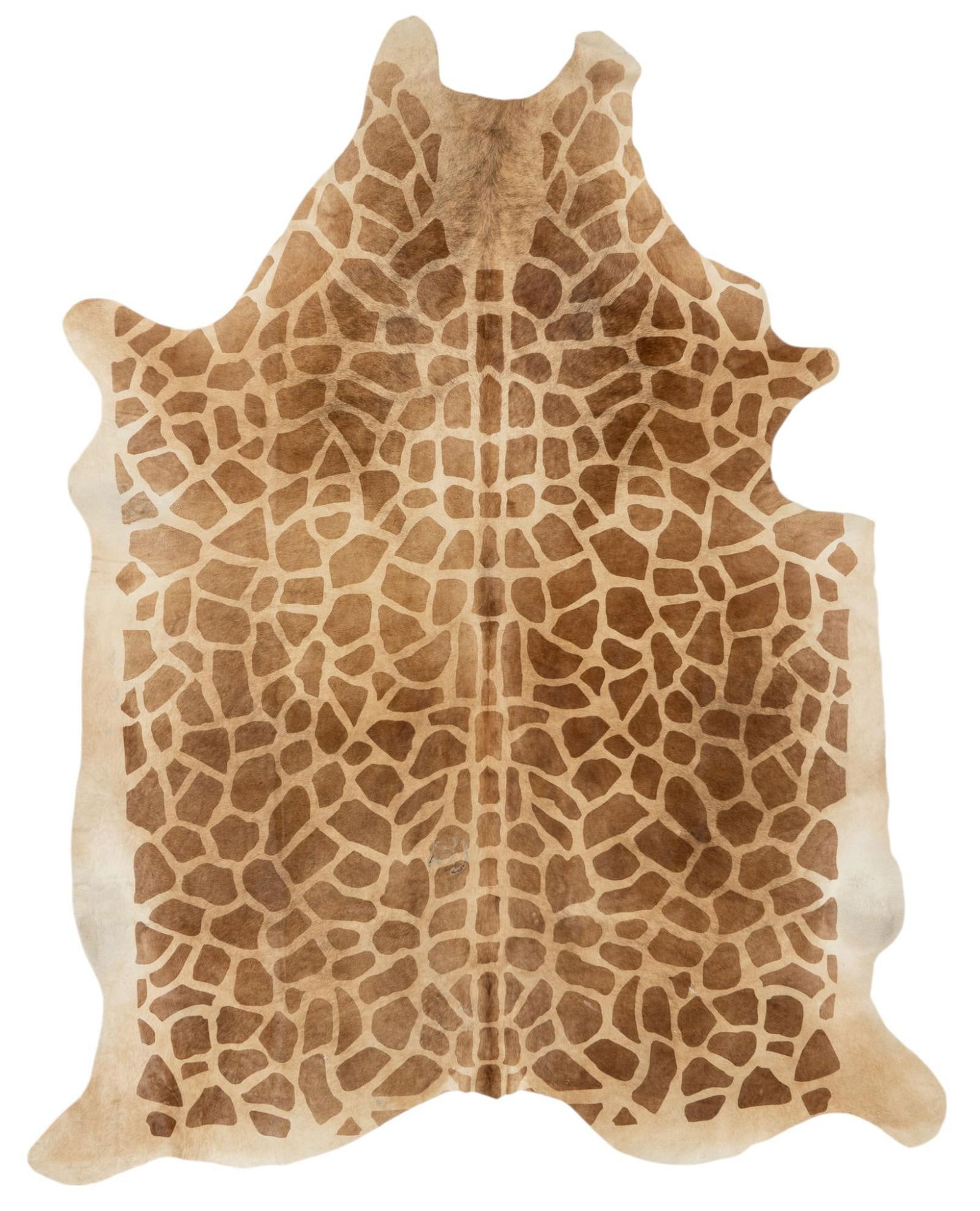 Giraffe Print Cowhide Rug (1 of 4)