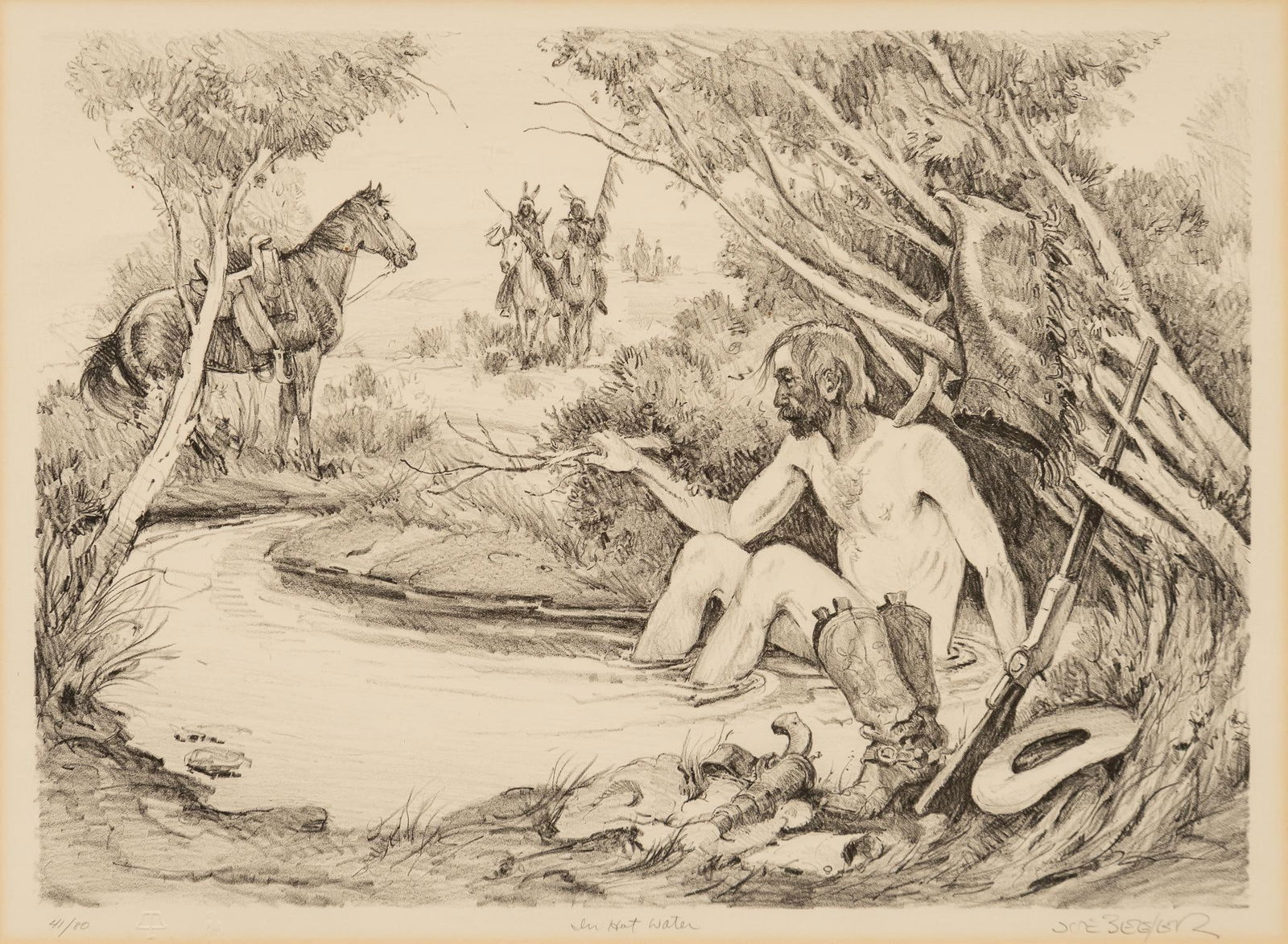 Joe Beeler, "In Hot Water" (1 of 7)