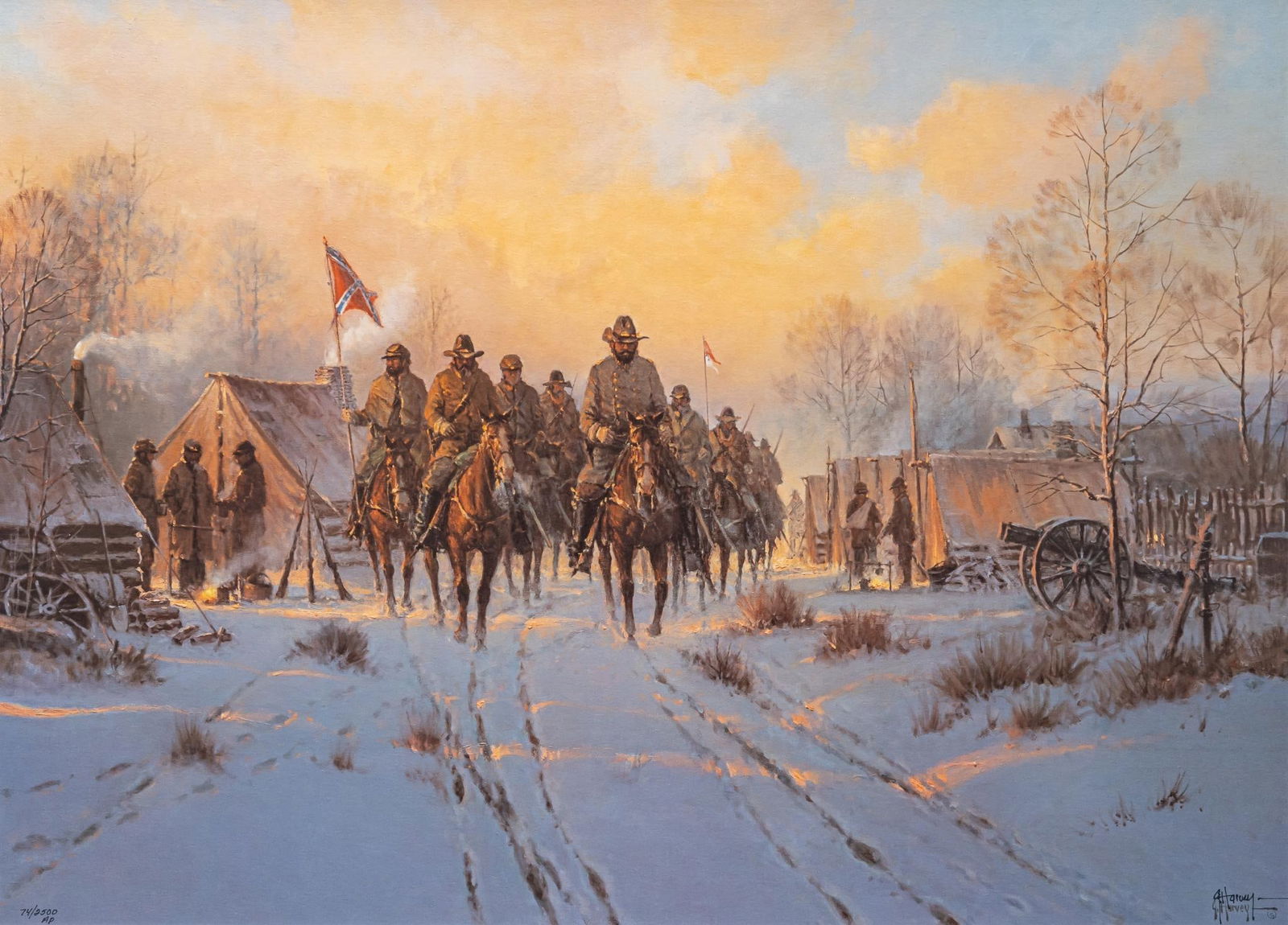 G. Harvey, "Jackson's Winter Campaign" Lithograph (1 of 5)
