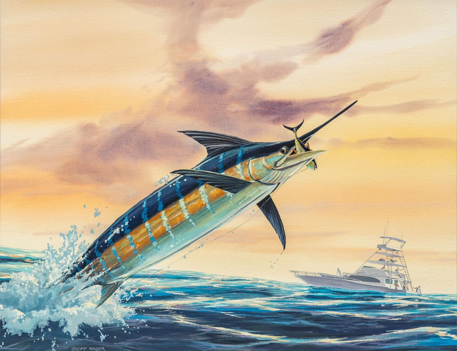Geoff Hager, Leaping Marlin (1 of 5)