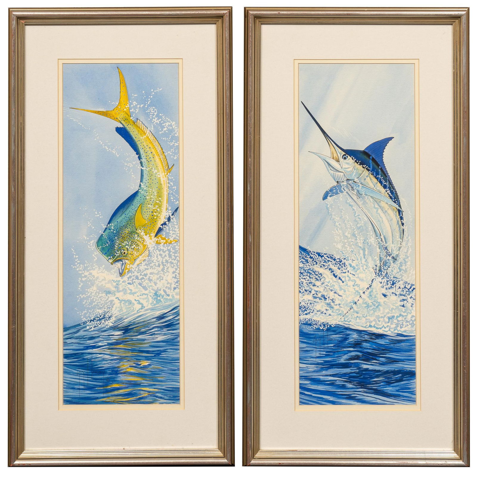 Guy Harvey, Leaping Mahi Mahi and Marlin (1 of 8)