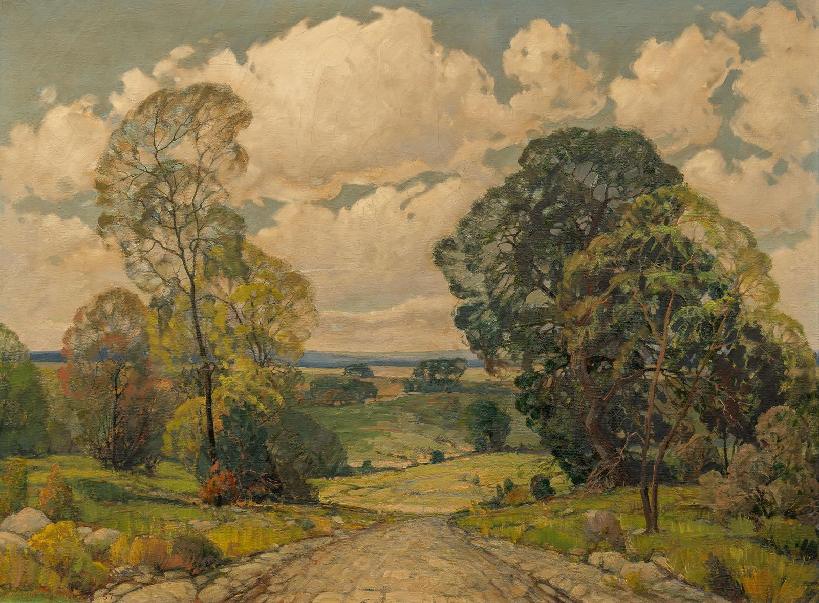 Dwight Clay Holmes, "Raincloud E. of Fort Sumner, N. M.", 1957 (1 of 7)