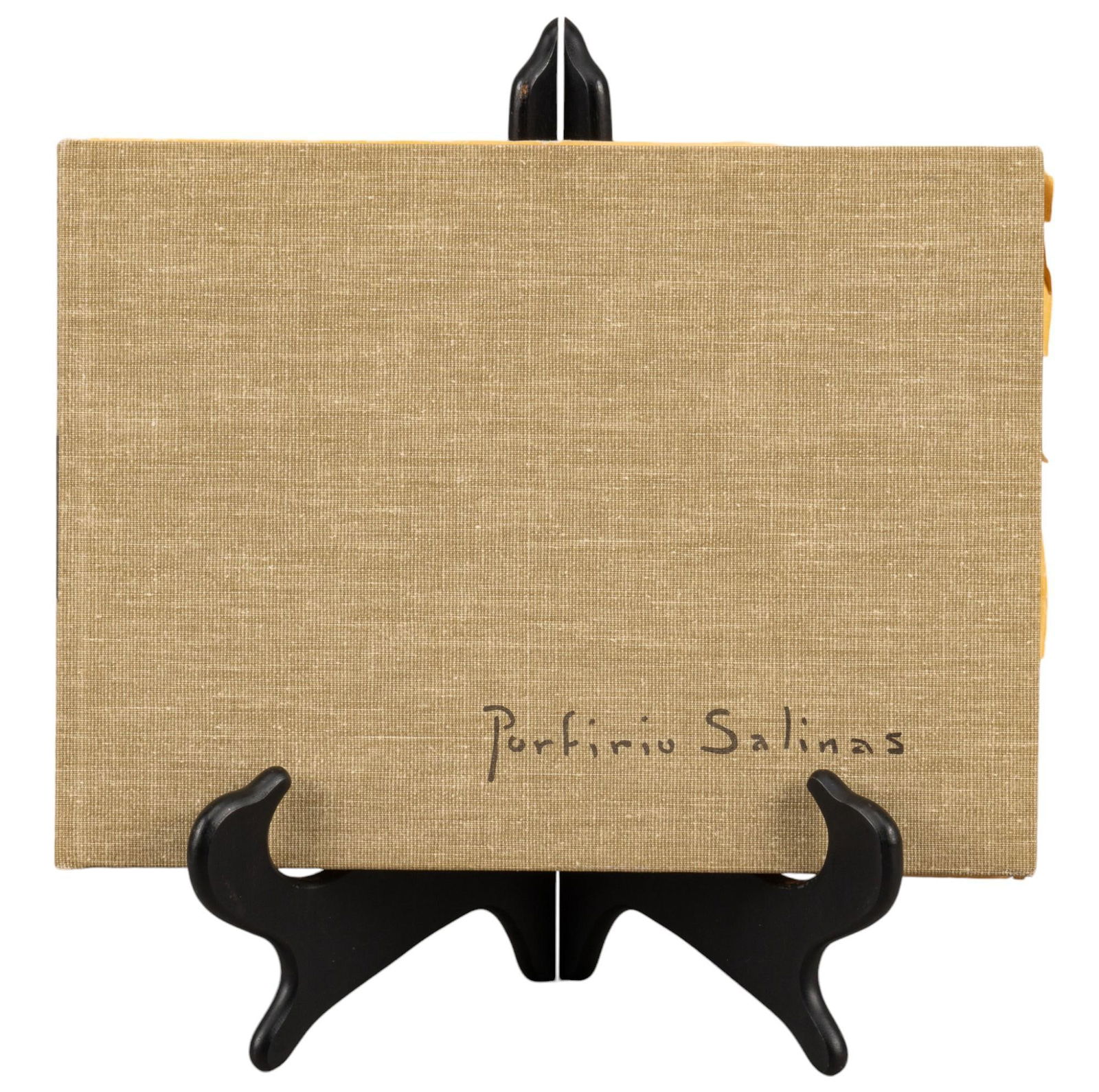 "Porfirio Salinas: Bluebonnets and Cactus" Hardcover: "Bluebonnets and Cactus: An Album of Southwestern Paintings by Porfirio Salinas", hardcover book, 1967, pub. The Pemberton Press, 132 pages height 8.5 in. x width 11.75 in. x depth 0.75 in.