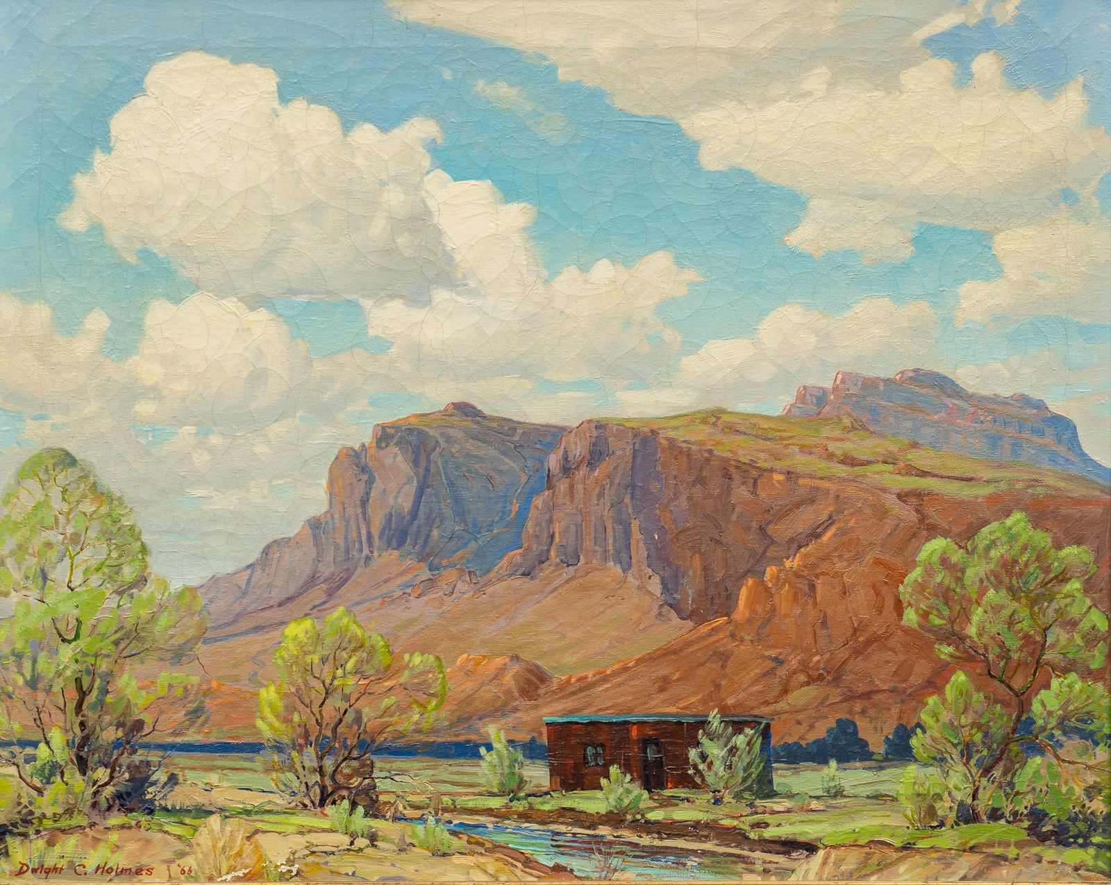 Dwight Clay Holmes, "Superstition Mountains", 1966 (1 of 7)