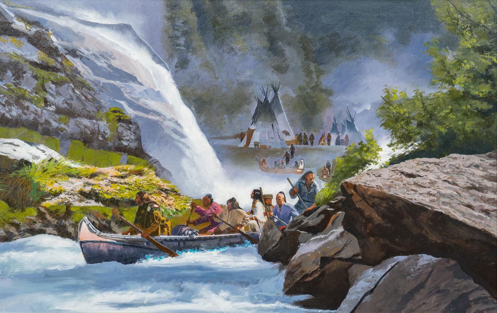 Jim Carson, "Down River", 2024 (1 of 5)