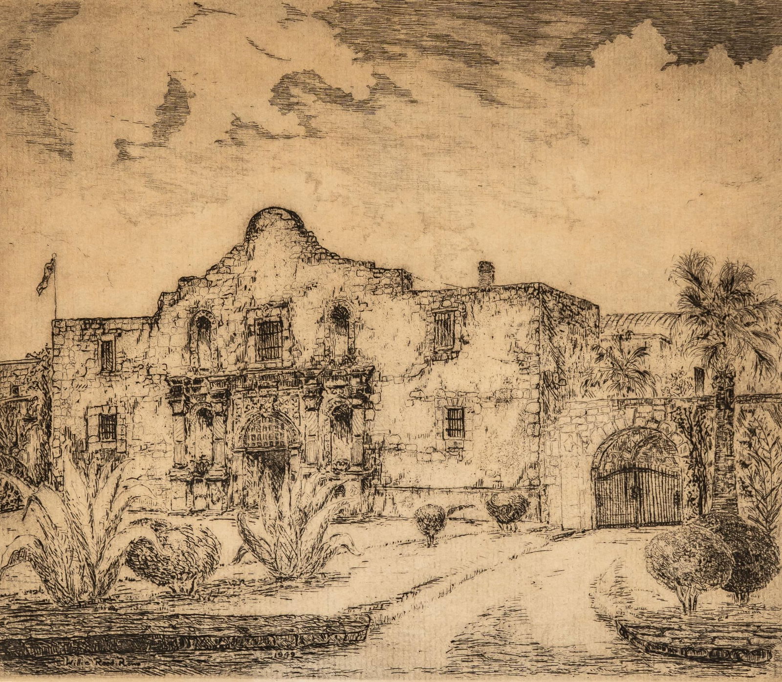 Willie Reed Rowe, "The Alamo" (1 of 5)
