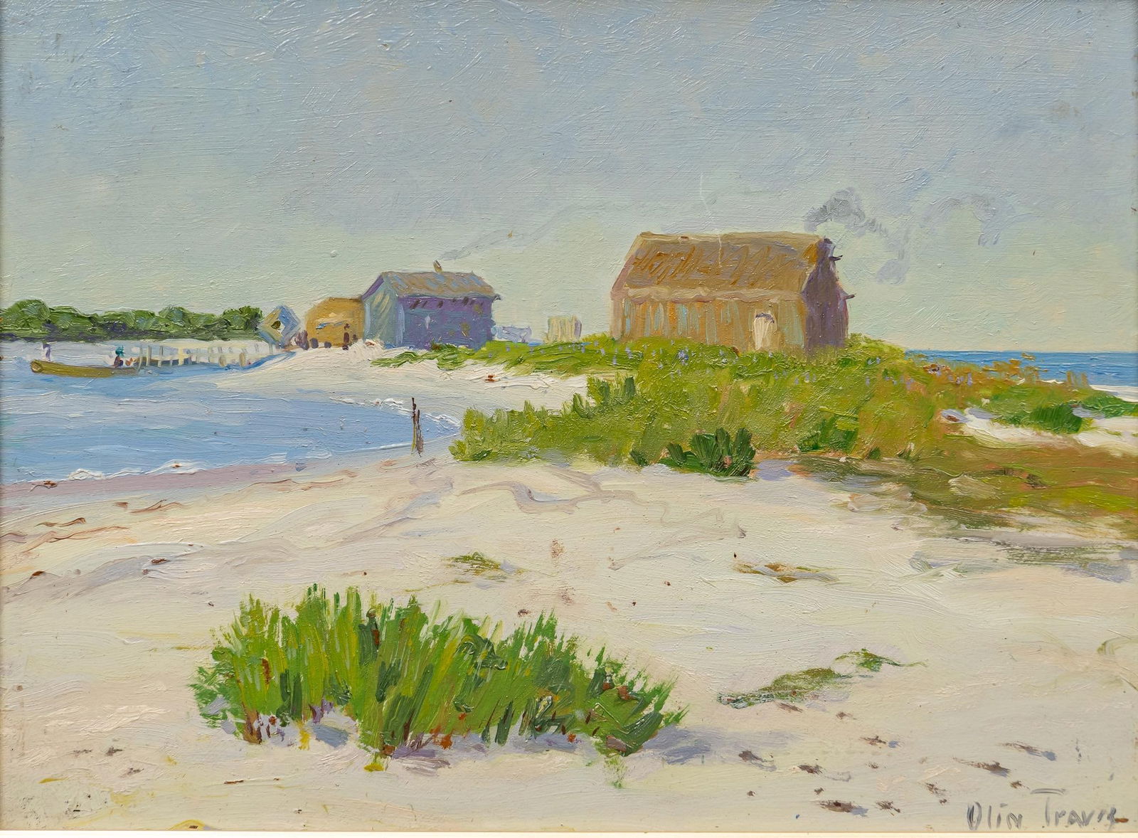 Olin Travis, "Fish Houses", 1914 (1 of 6)