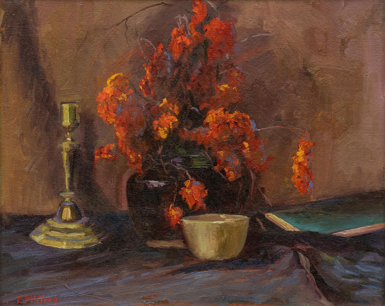 Florence McClung, Still Life with Geraniums (1 of 5)
