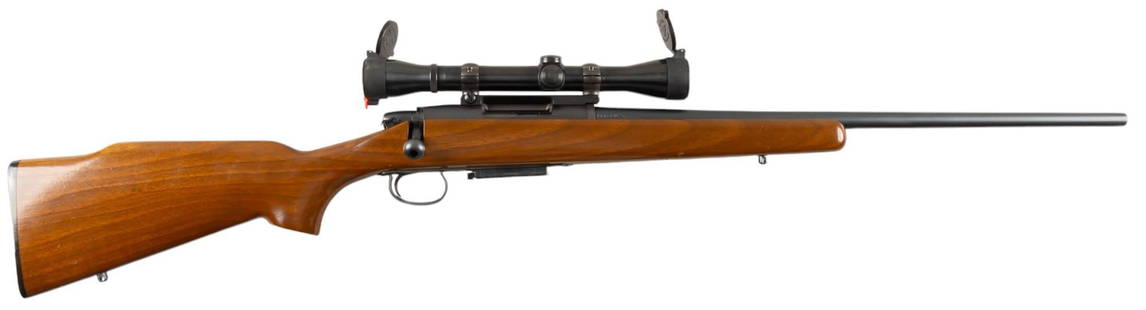 Remington 788 30-30 Bolt Action Rifle: Serial: 032303 Manufacturer: Remington Arms Co. Inc. Model: 788 Caliber: 30-30 Barrel length: 22 in. OAL: 41.5 in. Condition: Good; stock has very light wear with light sporadic handling marks;