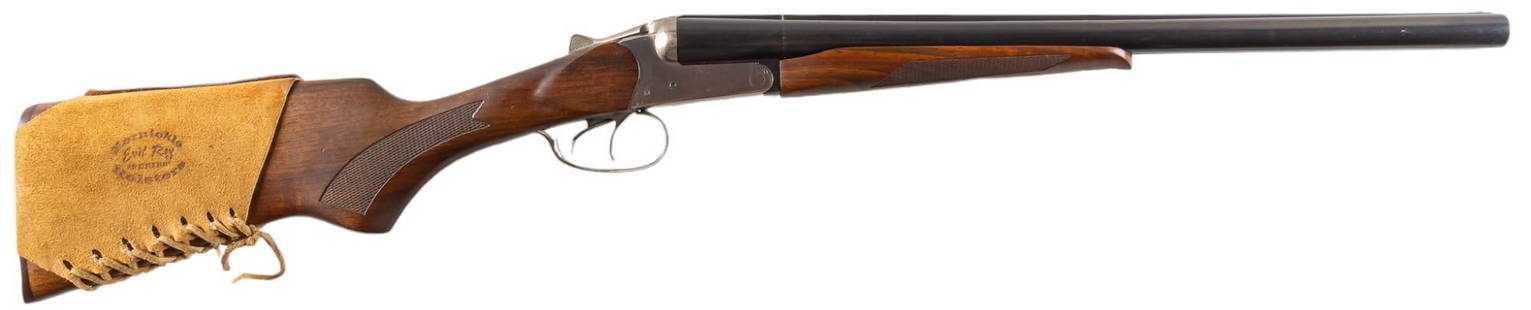 Baikal Remington SPR 220 12 GA SXS Shotgun: Serial: 0658681R Manufacturer: Izhevsk Mechanical Plant - Russia / Remington Model: SPR 220 Caliber: 12 GA Barrel length: 20 in. OAL: 36.5 in. Condition: Good; stock & forend have light