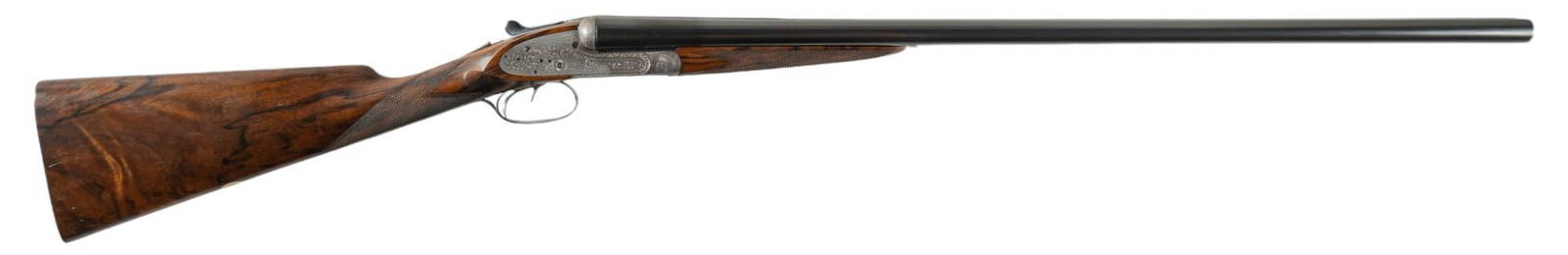 Fine Antique English James Lang Imperial Ejector 12 Gauge SXS Shotgun