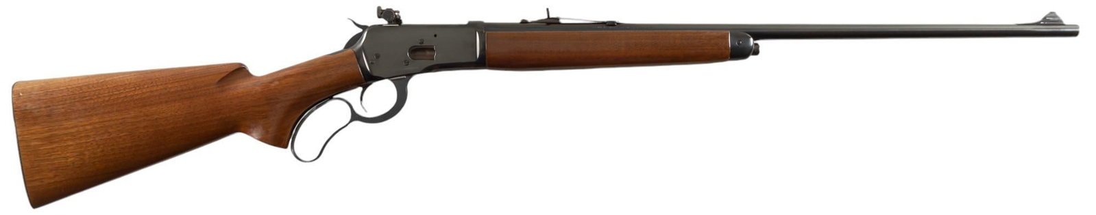 Browning Model 65 218 Bee Lever Action Rifle: Serial: 01508PN167 Manufacturer: Miroku - Japan / Browning Model: 65 Caliber: 218 Bee Barrel length: 24.25 in. OAL: 41.75 in. Condition: Very Good; stock & forend have very minimal wear & hand