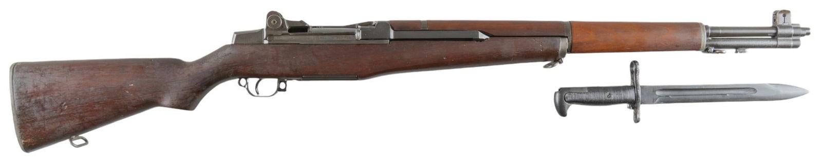 Post-War CMP Springfield M1 Garand 30-06 Semi Auto Rifle: Serial: 5840045 Manufacturer: Springfield Armory (c. March 1955) Model: M1 Garand (Service Grade) Caliber: 30-06 SPRG Barrel length: 24 in. OAL: 44 in. Condition: Good (Service Grade); wood stock has