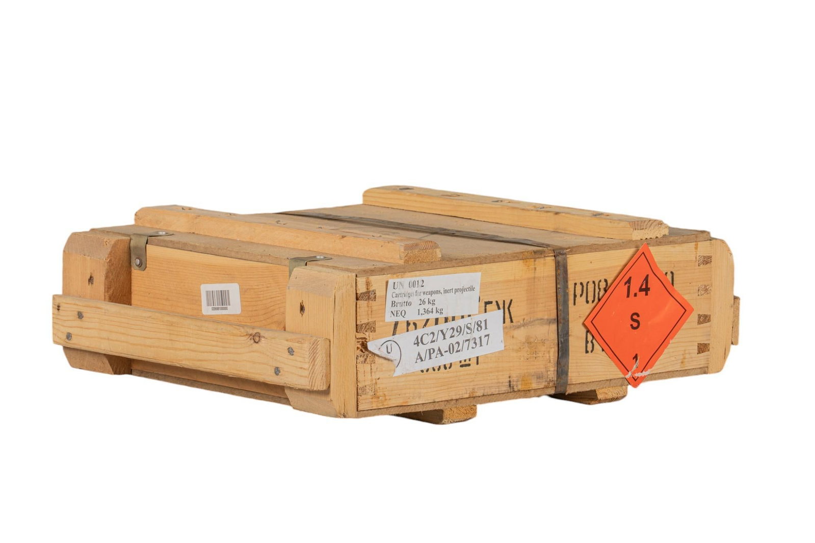 880 Rounds of Soviet 7.62x54r Ammunition in Sealed Crate: Includes: -2 x 1985 spam cans of 440 rds each; 148gr. FMJ-BT 7.62x54r; Factory 60; in sealed crate Provenance: A Dallas-Ft. Worth, Texas collection Shipping available for this lot through our partner 