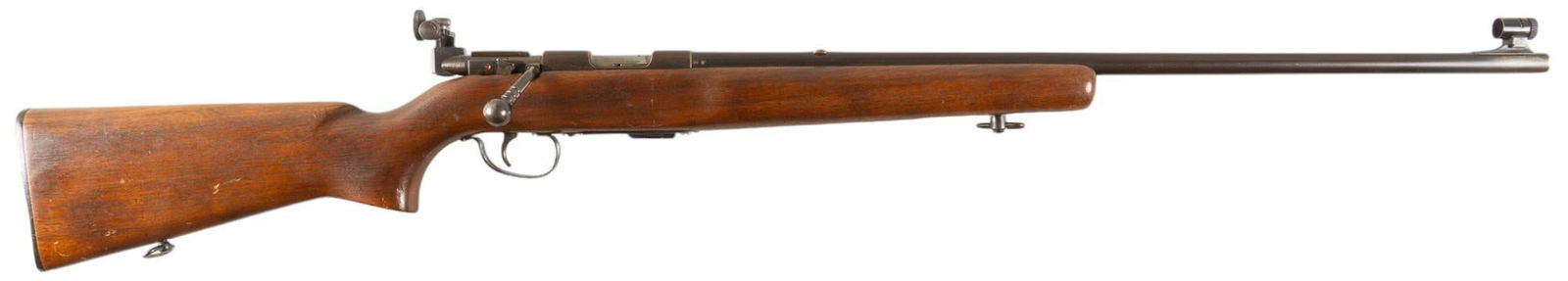 Remington Model 521-T Junior Special 22 LR Rifle: Serial: NSN Manufacturer: Remington Arms Co. Inc. (c. Oct. 1948) Model: 521-T Junior Special Caliber: 22 LR Barrel length: 25 in. OAL: 42.5 in. Condition: Good; wood stock has moderate handling marks