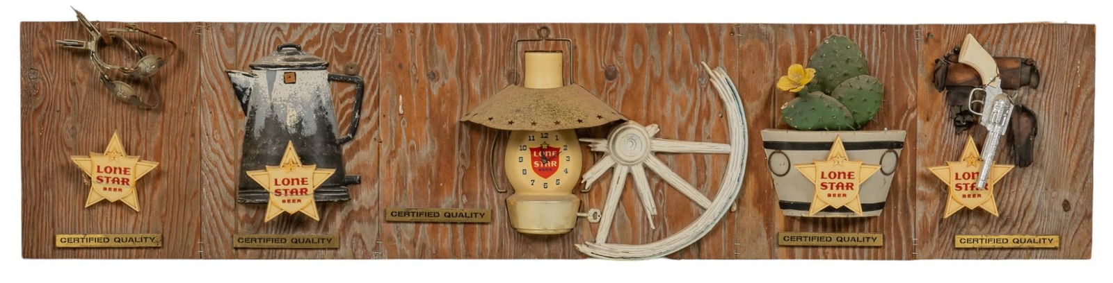 Vintage Lone Star Beer Clock Sign (1 of 6)