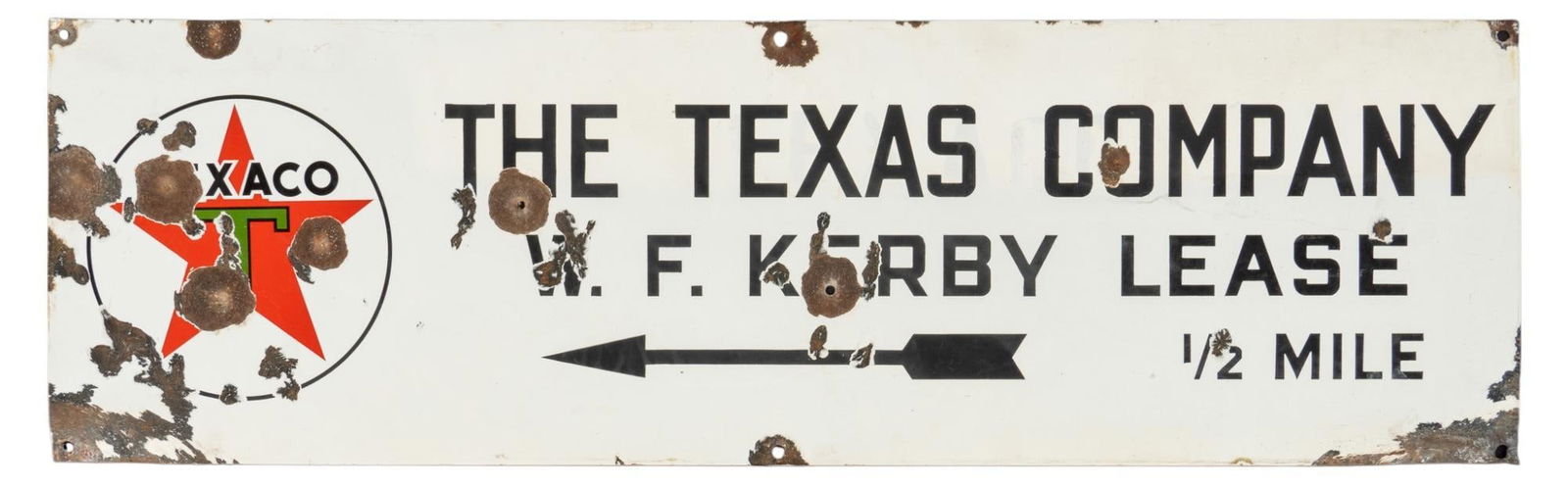 Texaco Gasoline Pump Sign (1 of 5)