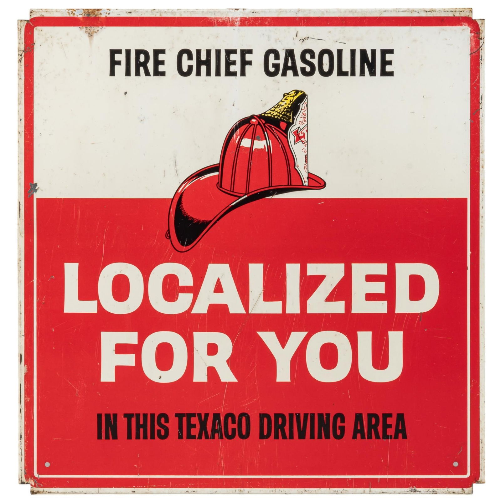 Texaco Fire Chief Gasoline Sign (1 of 6)