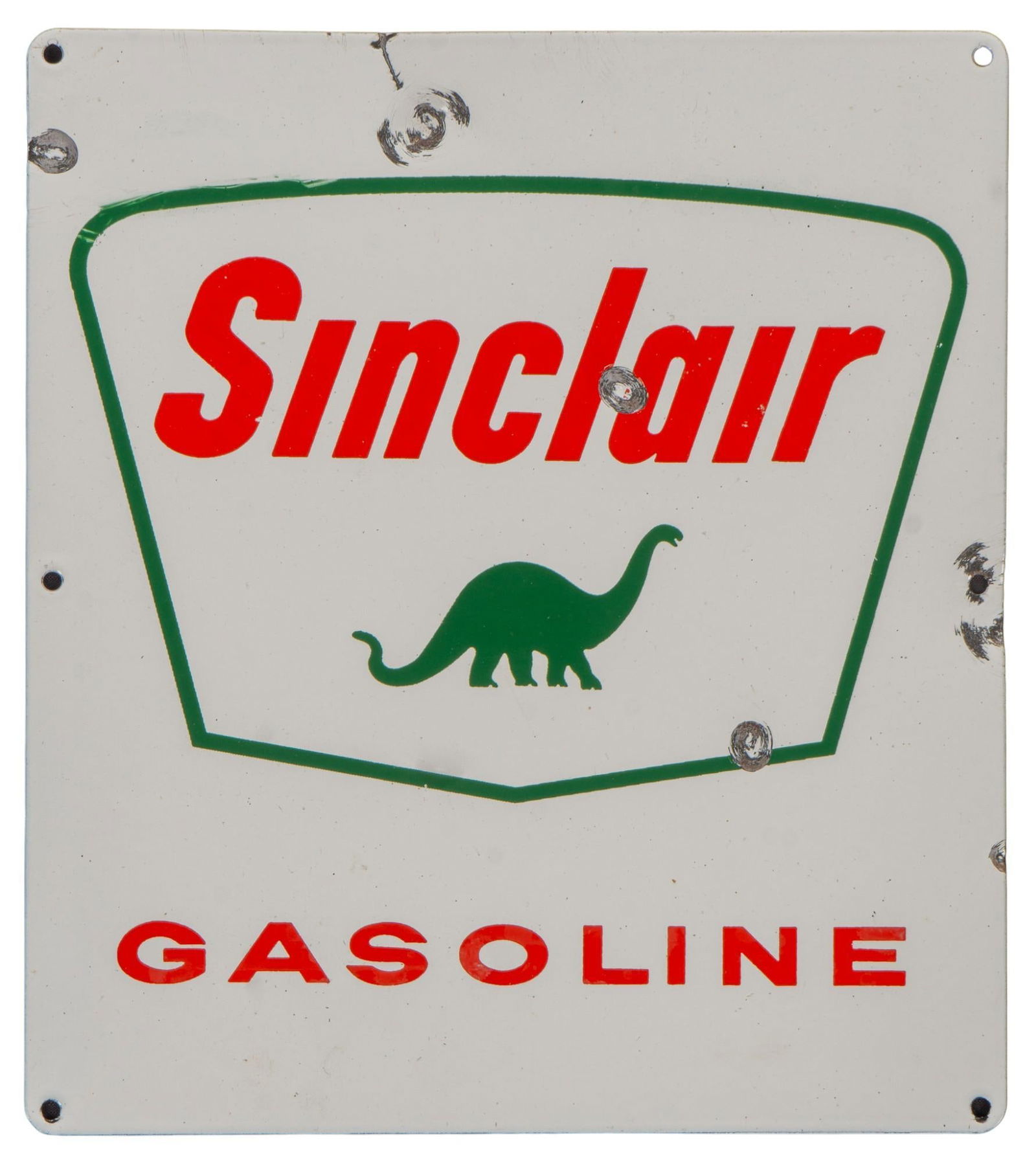 Porcelain Sinclair Gas Pump Sign (1 of 6)