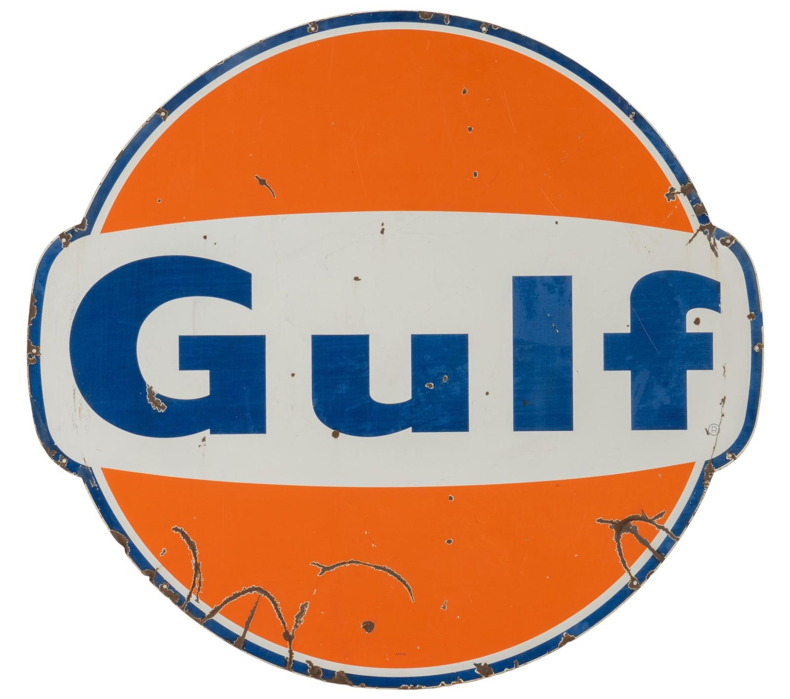 Monumental 1960s Gulf Oil Sign (1 of 5)