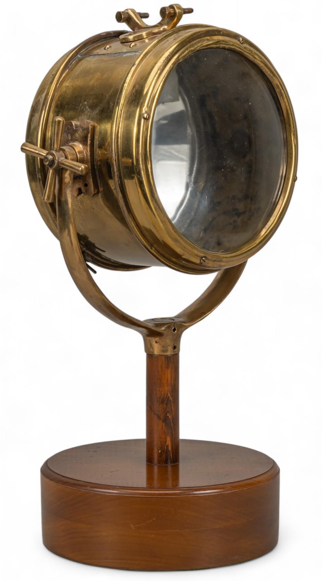 Brass Fog Lamp on Stand (1 of 6)