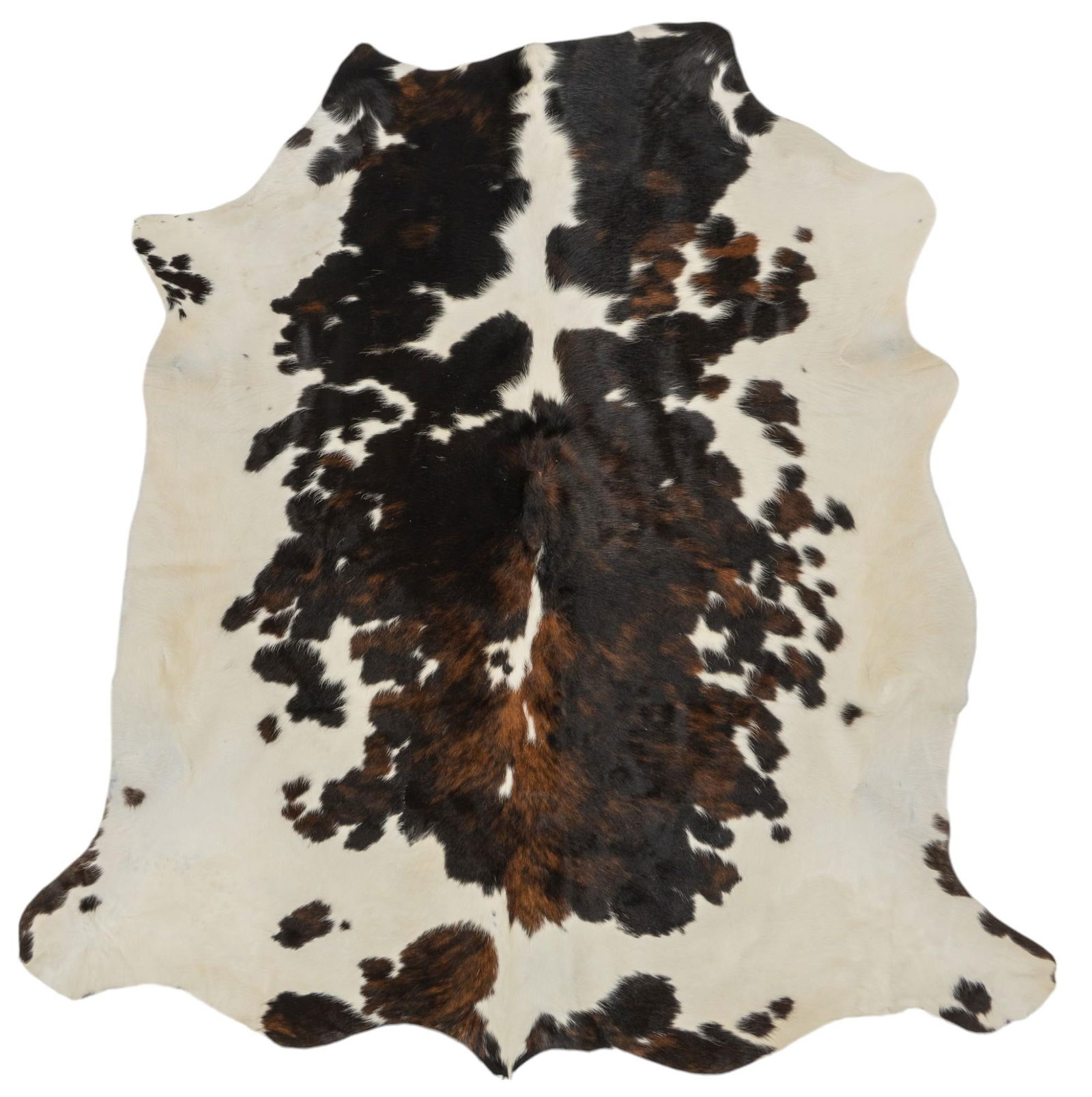 Black and Brown Cowhide Rug (1 of 3)