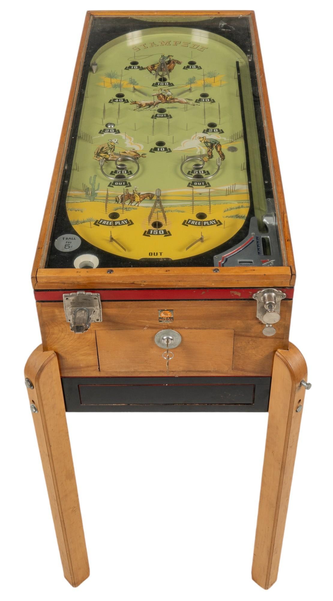 1930s "Stampede" Pinball Machine by Rock-Ola (1 of 7)