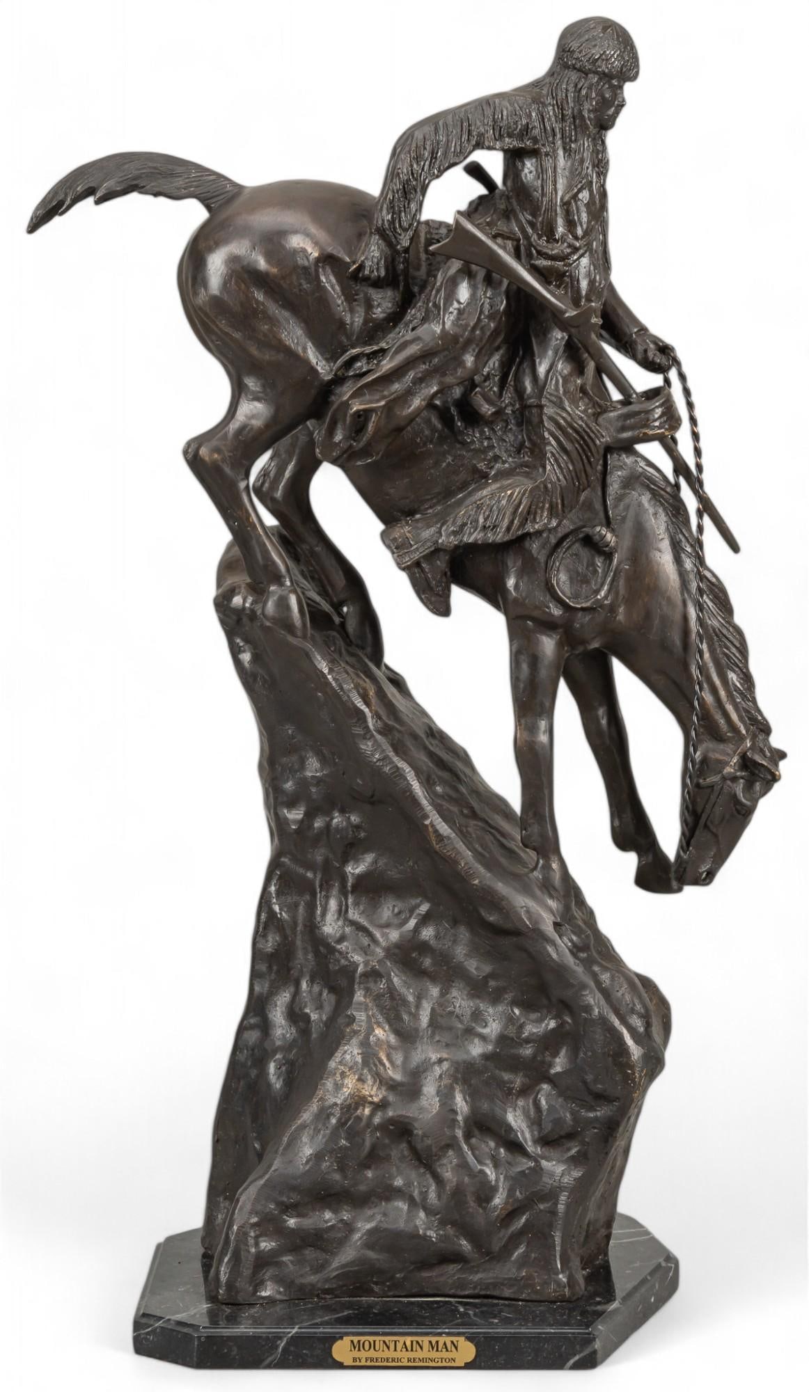 After Frederic Remington, "Mountain Man" (1 of 9)