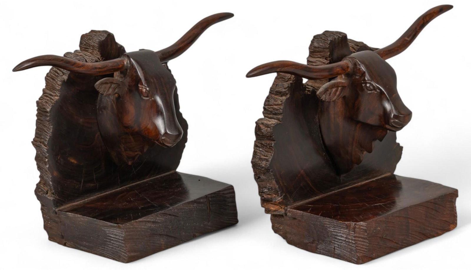 Pair of King Ranch Longhorn Bookends (1 of 12)