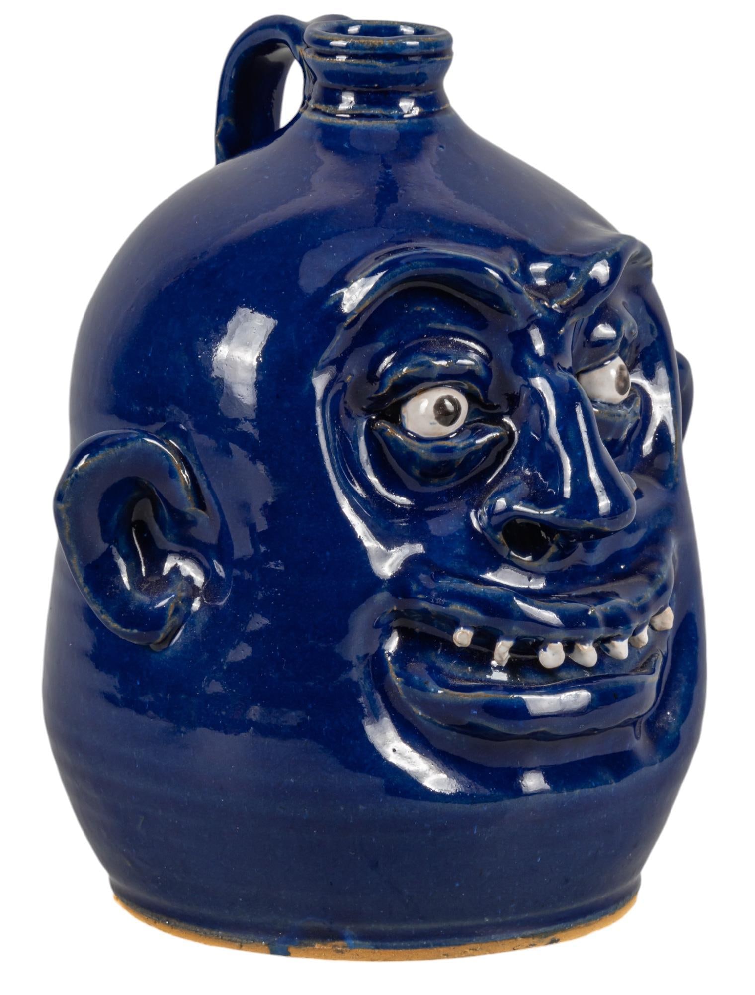 Marvin Bailey, Blue Face Jug (1 of 7)