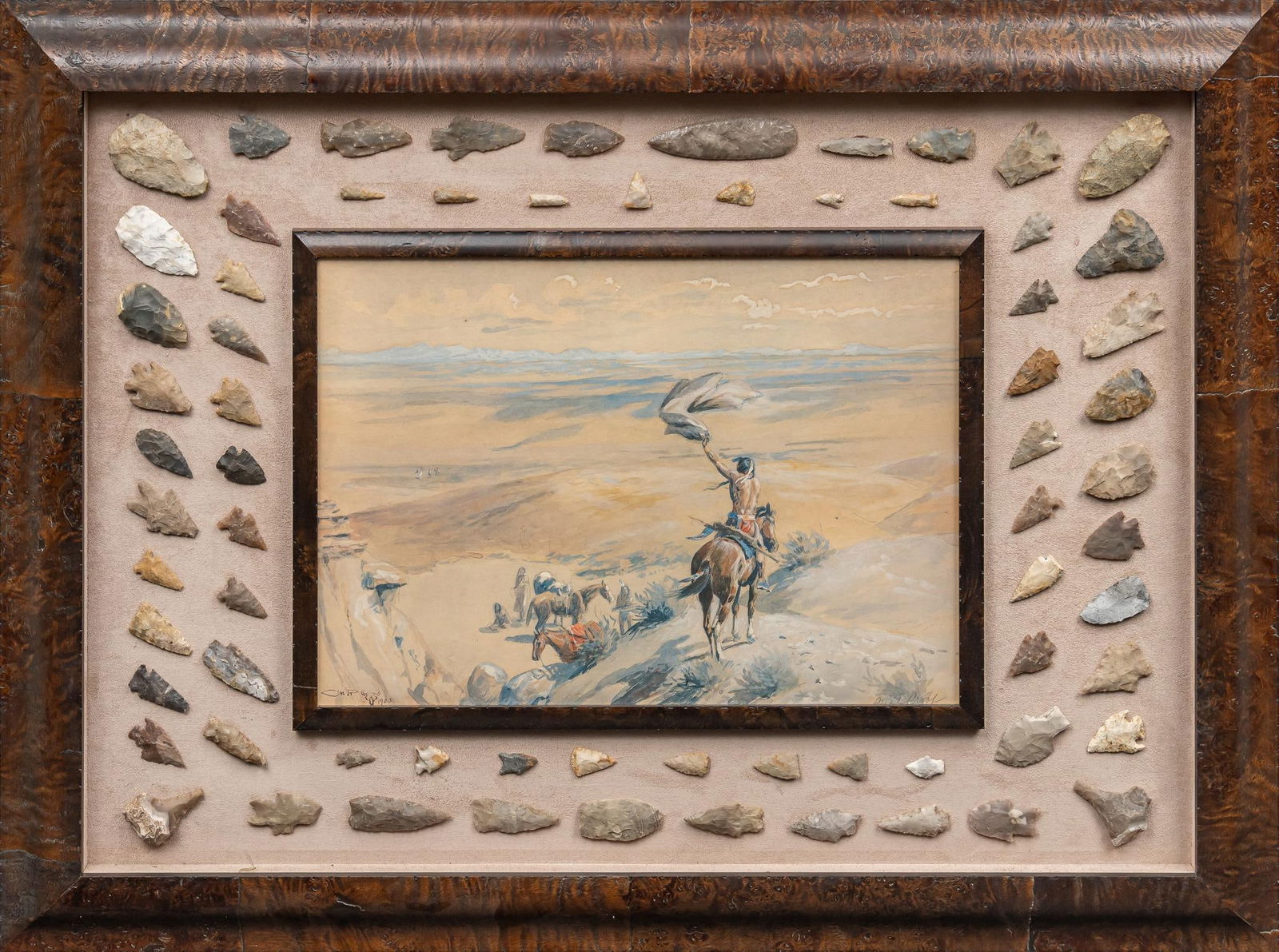 Framed Collection of Projectile Points (1 of 6)