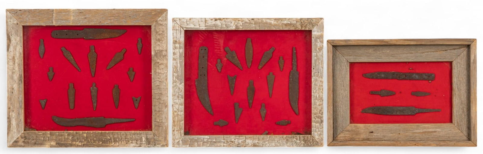 Collection of (3) Framed Iron Tool Displays (1 of 5)