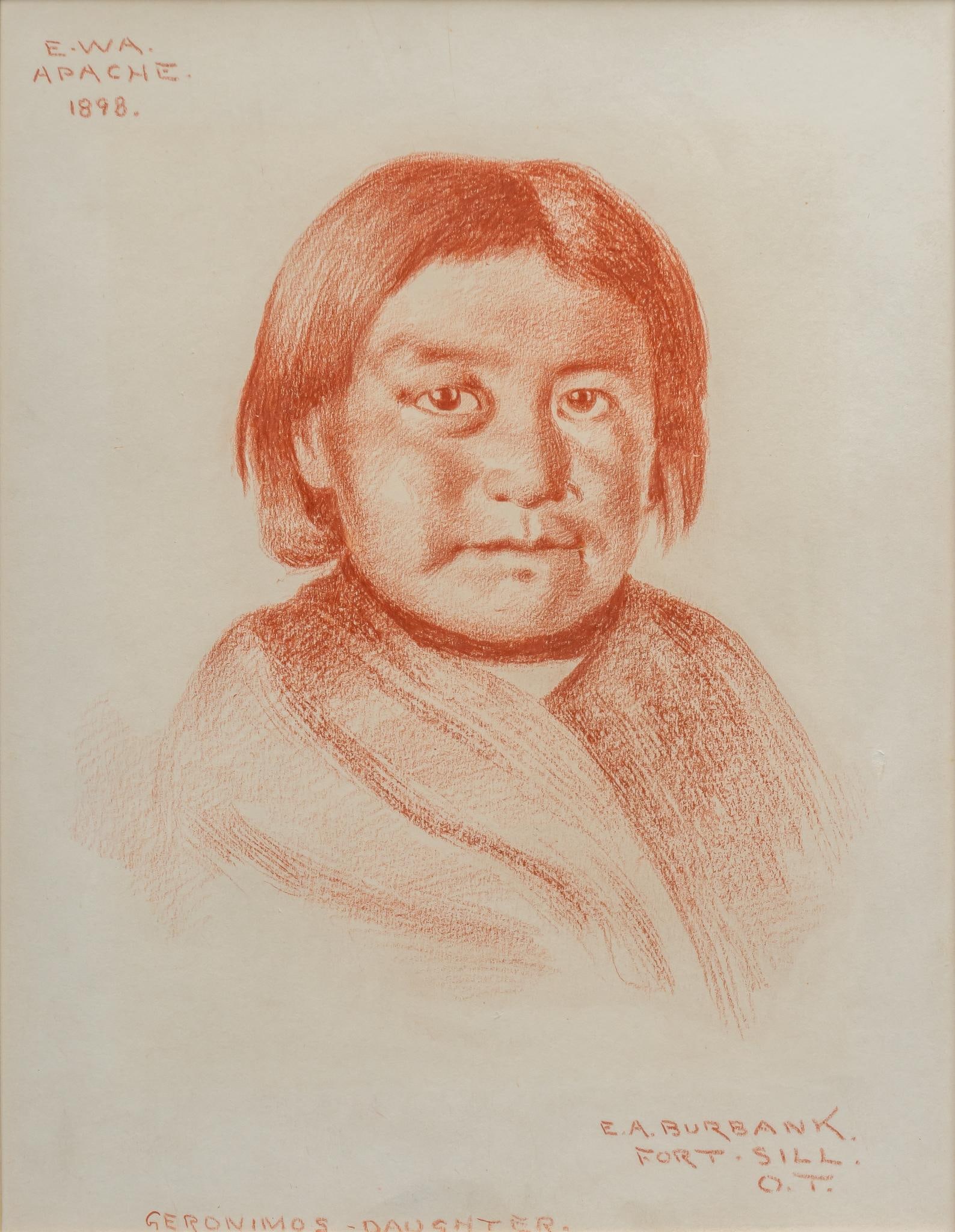 Elbridge Ayer Burbank, Geronimo's Daughter, 1898 (1 of 7)