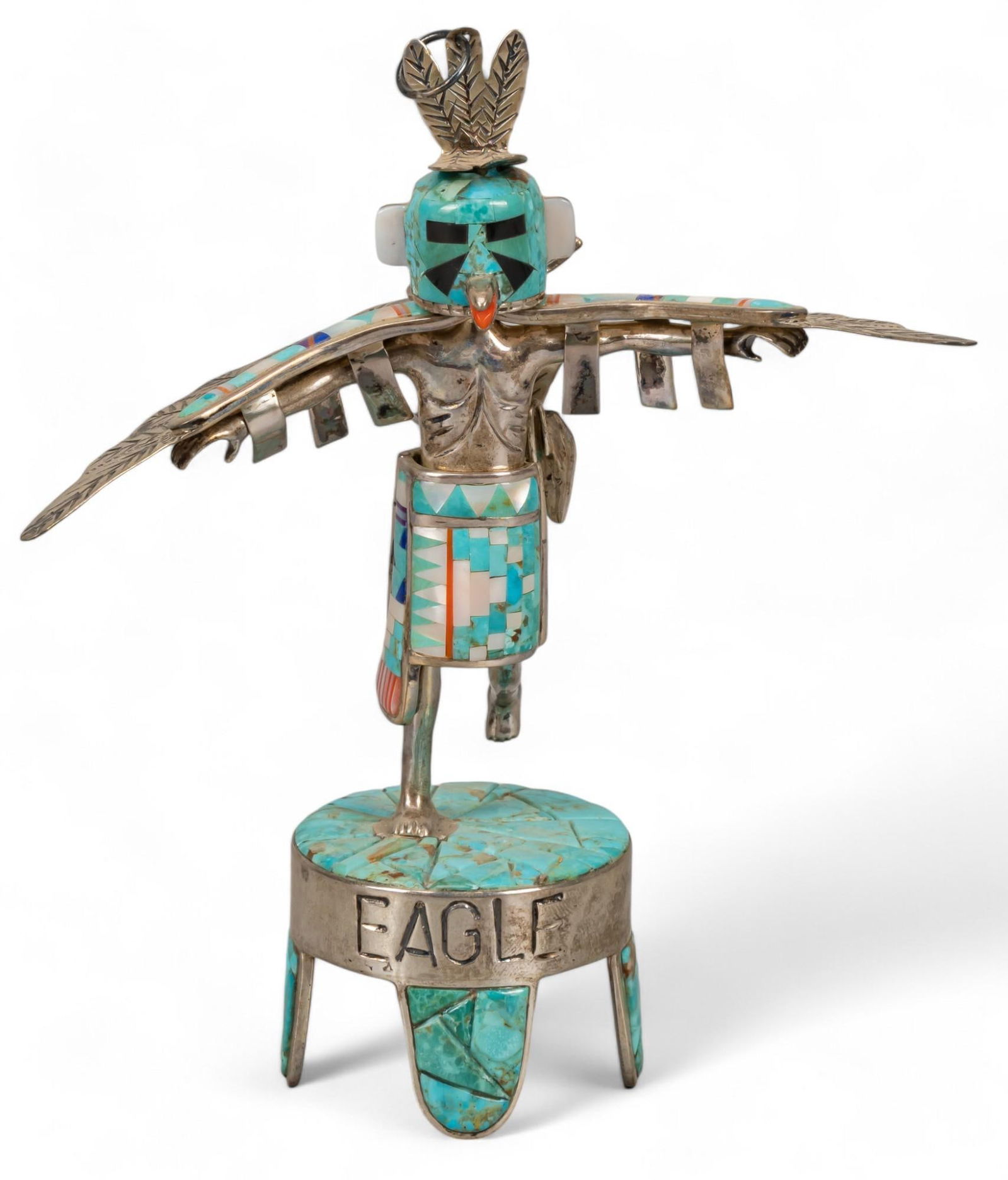 David Freeland, Jr., "Eagle" Sterling Kachina (1 of 11)