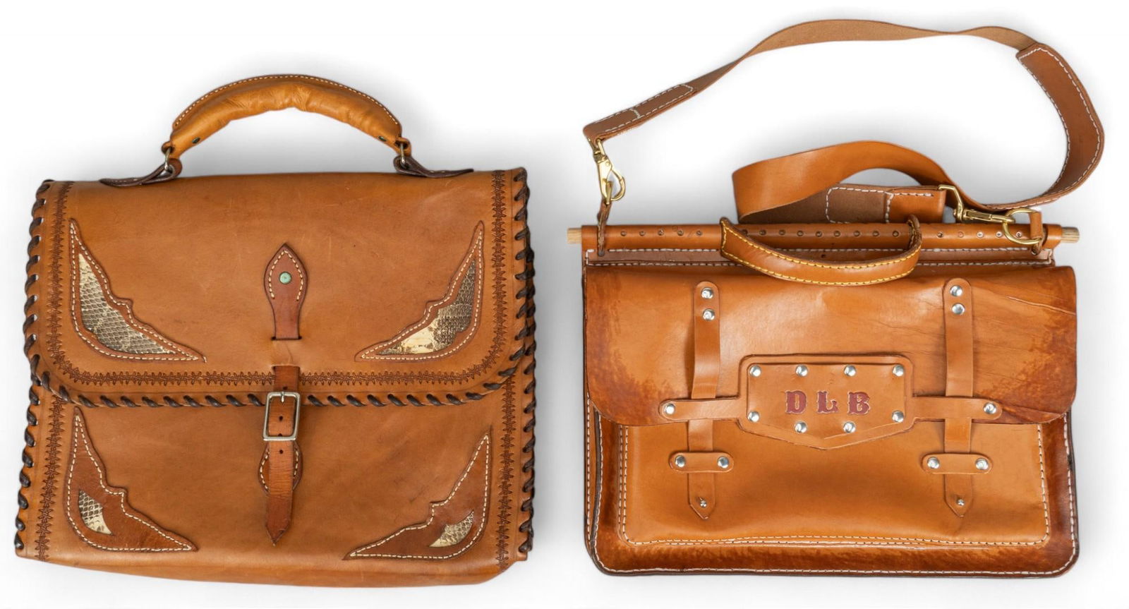 Pair of Western Style Leather Purses (1 of 8)