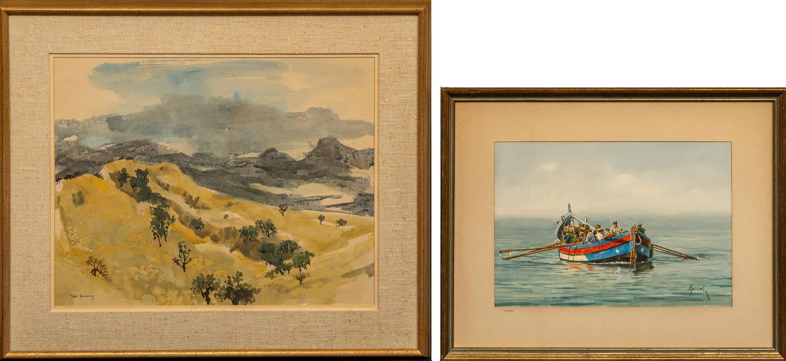 Pair Decorative Paintings (1 of 7)