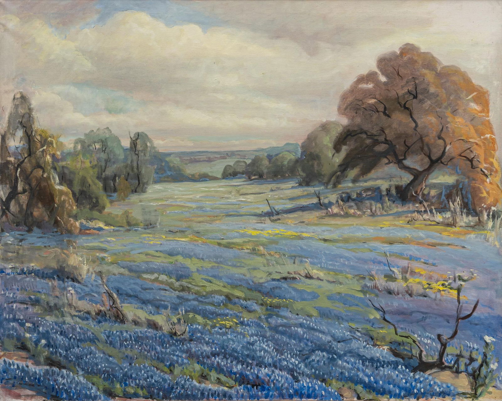 Vintage Bluebonnet Painting (1 of 6)