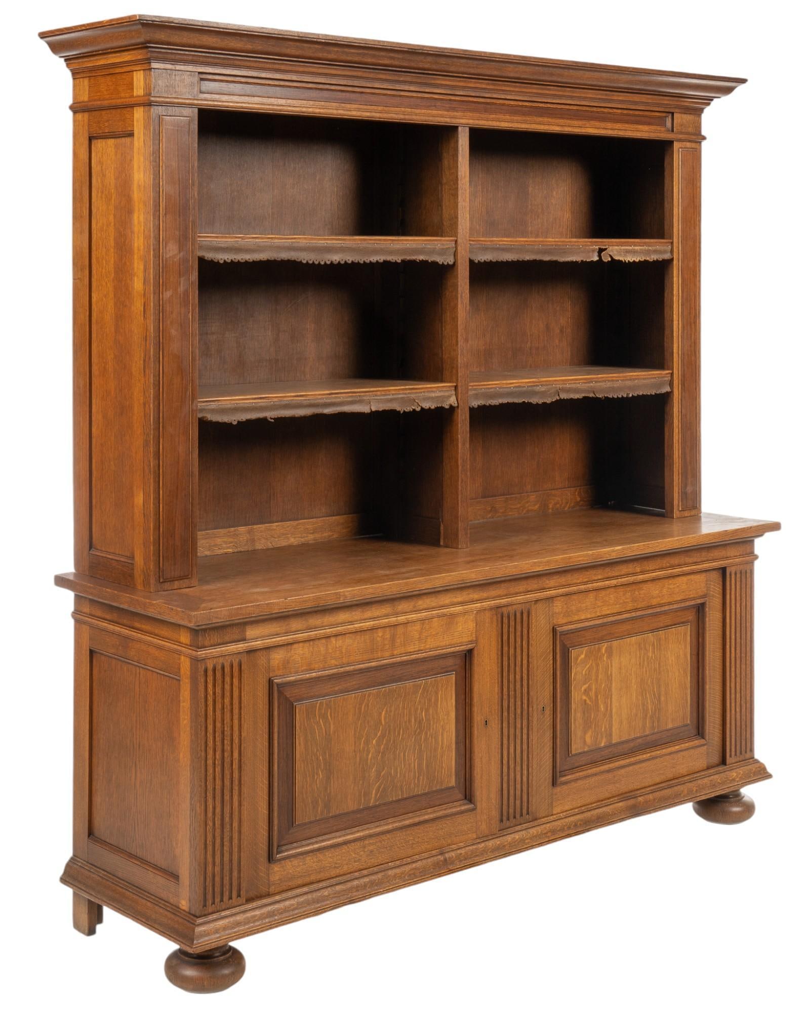 Wooden Bookshelf Cabinet (1 of 7)