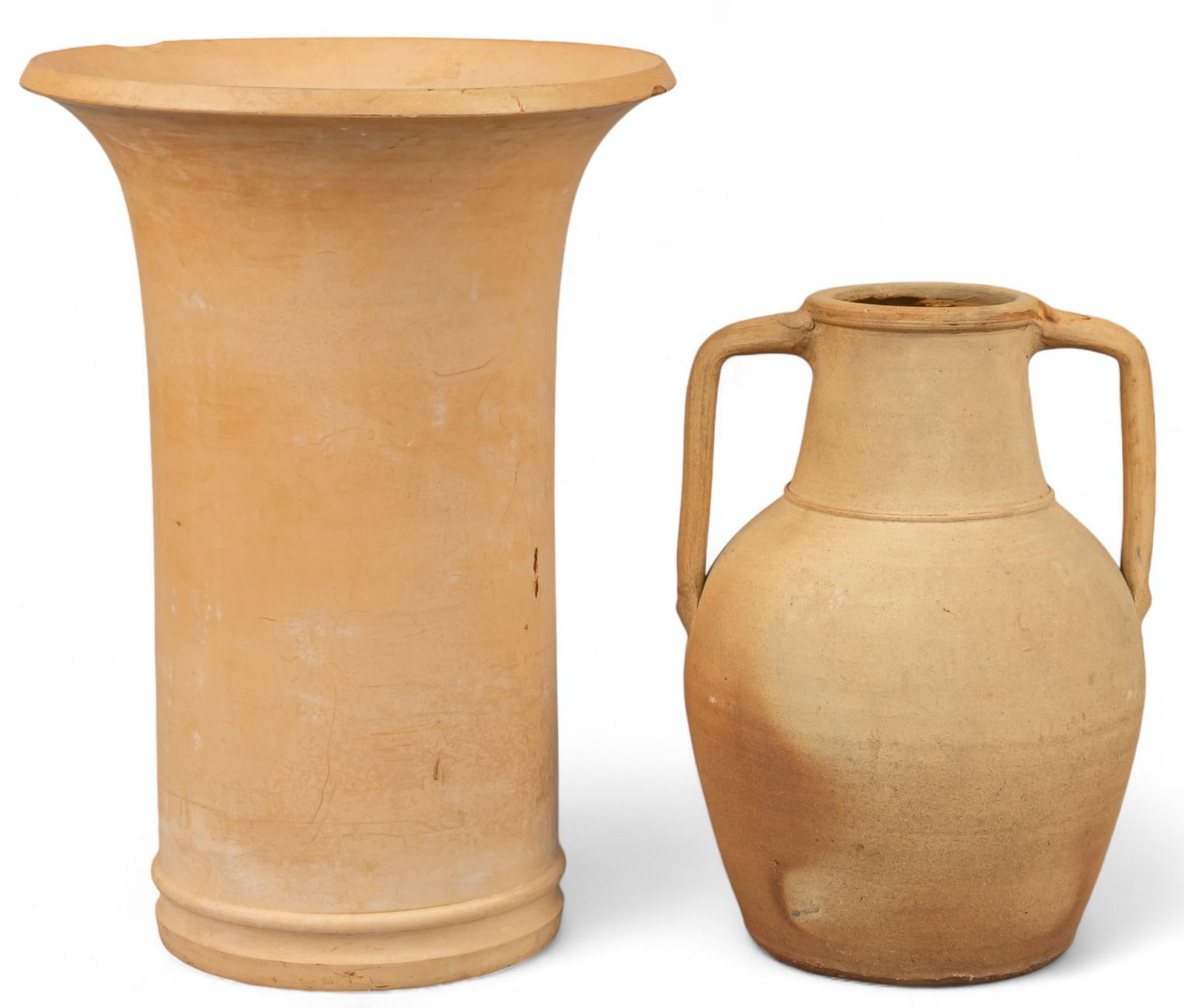 (2) Unglazed Early Texas Pottery, Attributed to Meyer (1 of 8)