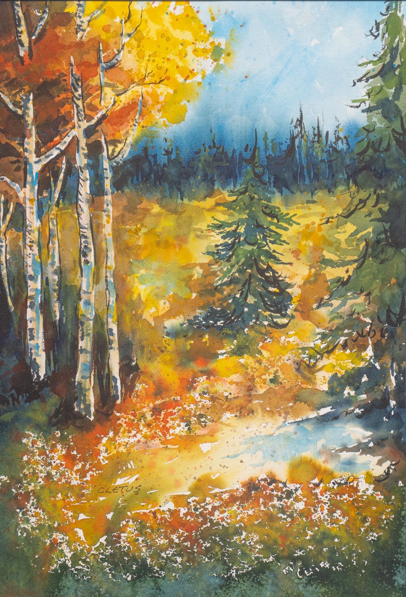 Brother Cletus Behlmann, Forest in Fall (1 of 5)