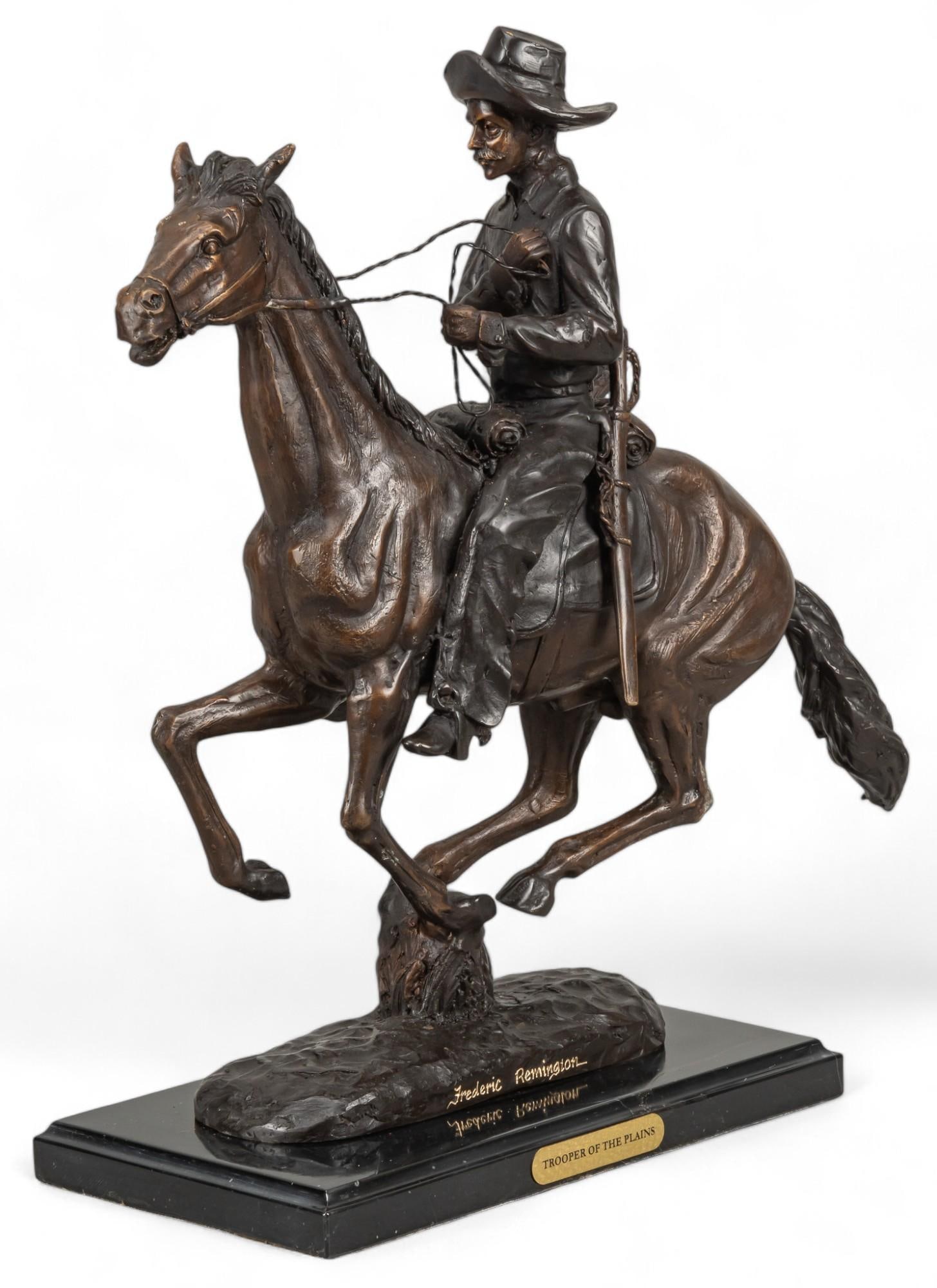 After Frederic Remington, "Trooper of the Plains" (1 of 8)