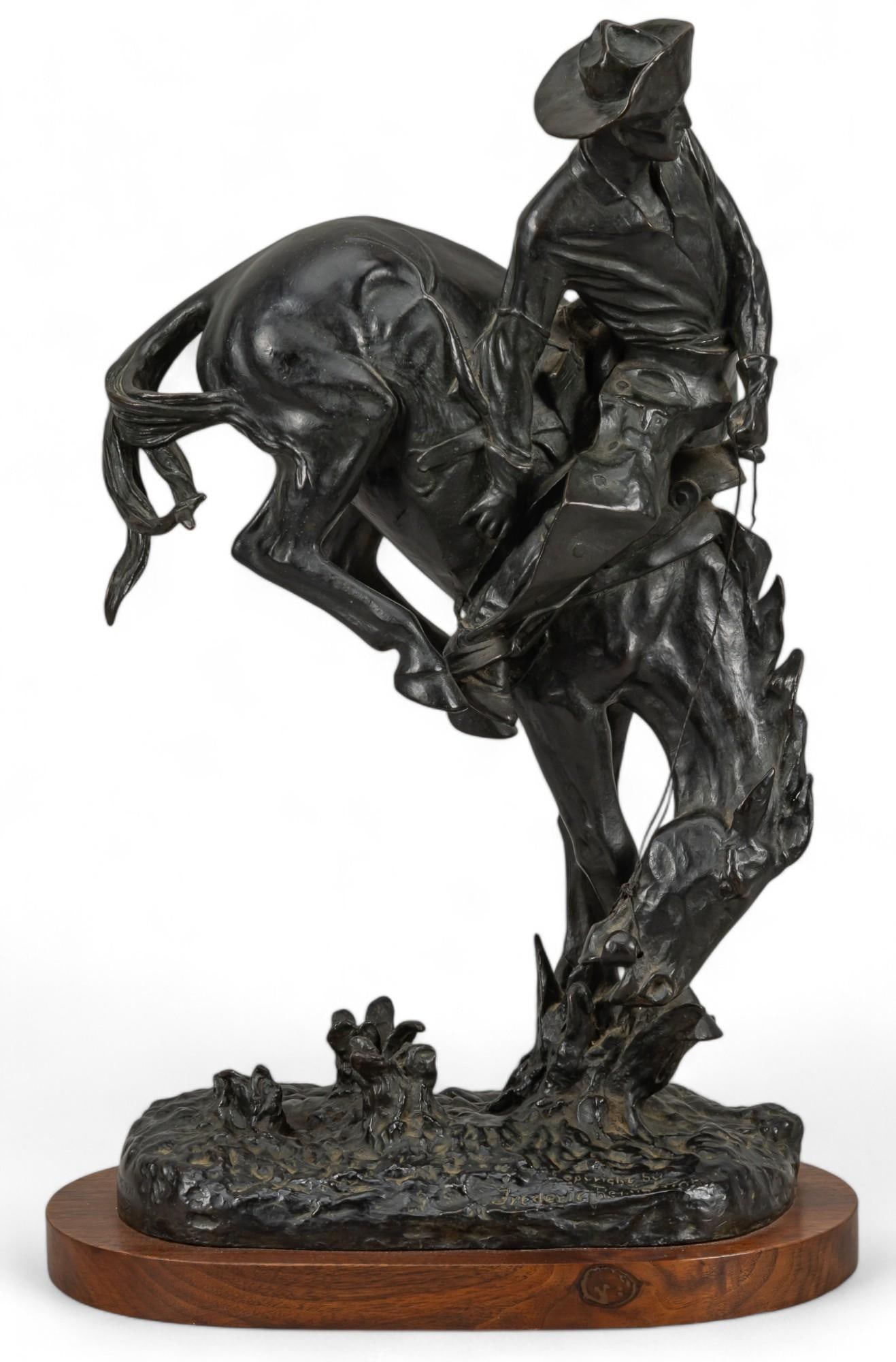 After Frederic Remington, "Bronco Buster" (1 of 8)