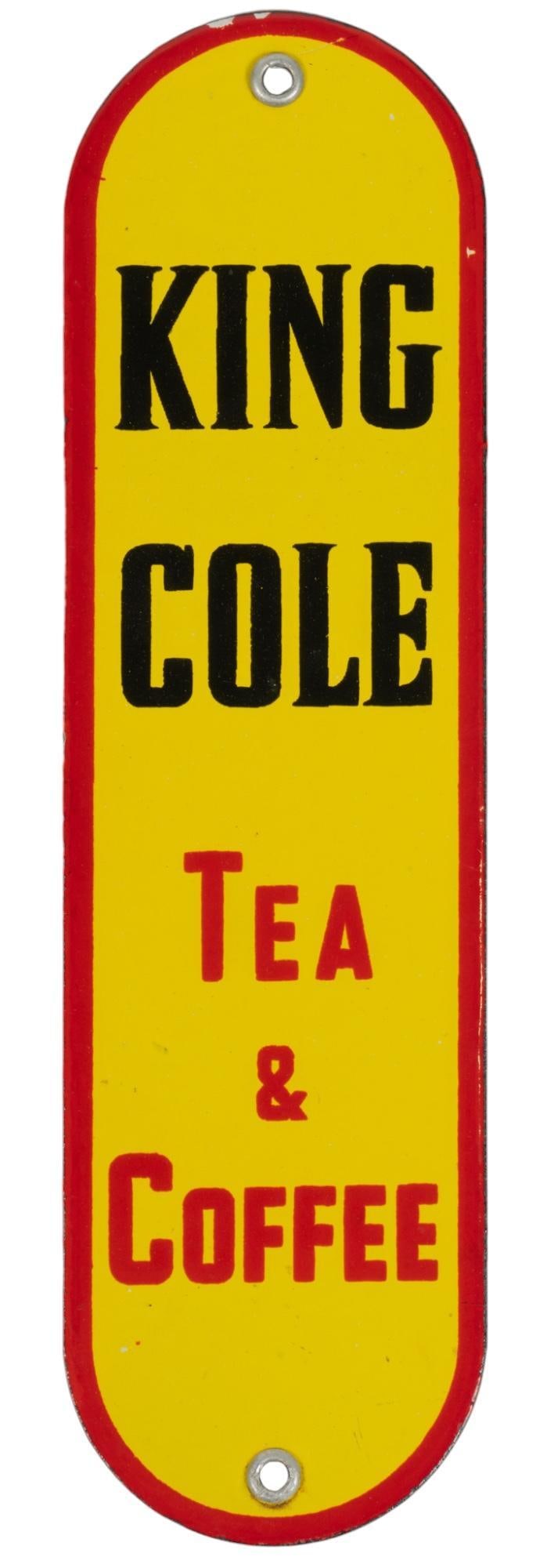 King Cole Tea Door Push Sign (1 of 4)