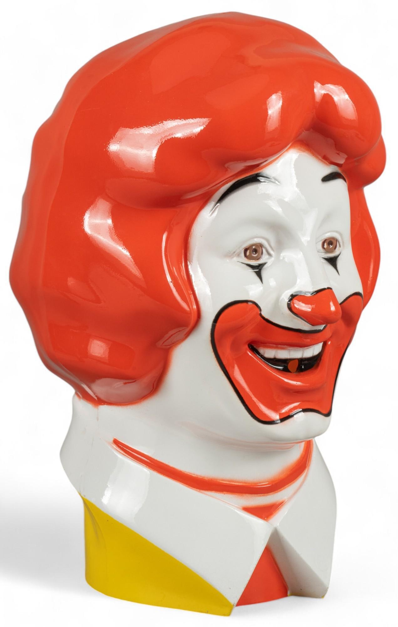 1977 Ronald Mcdonald Plastic Head