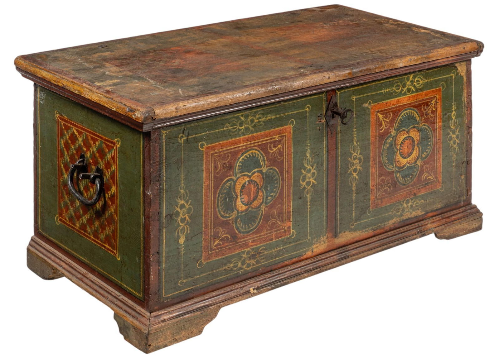 Painted Wedding Chest (1 of 9)