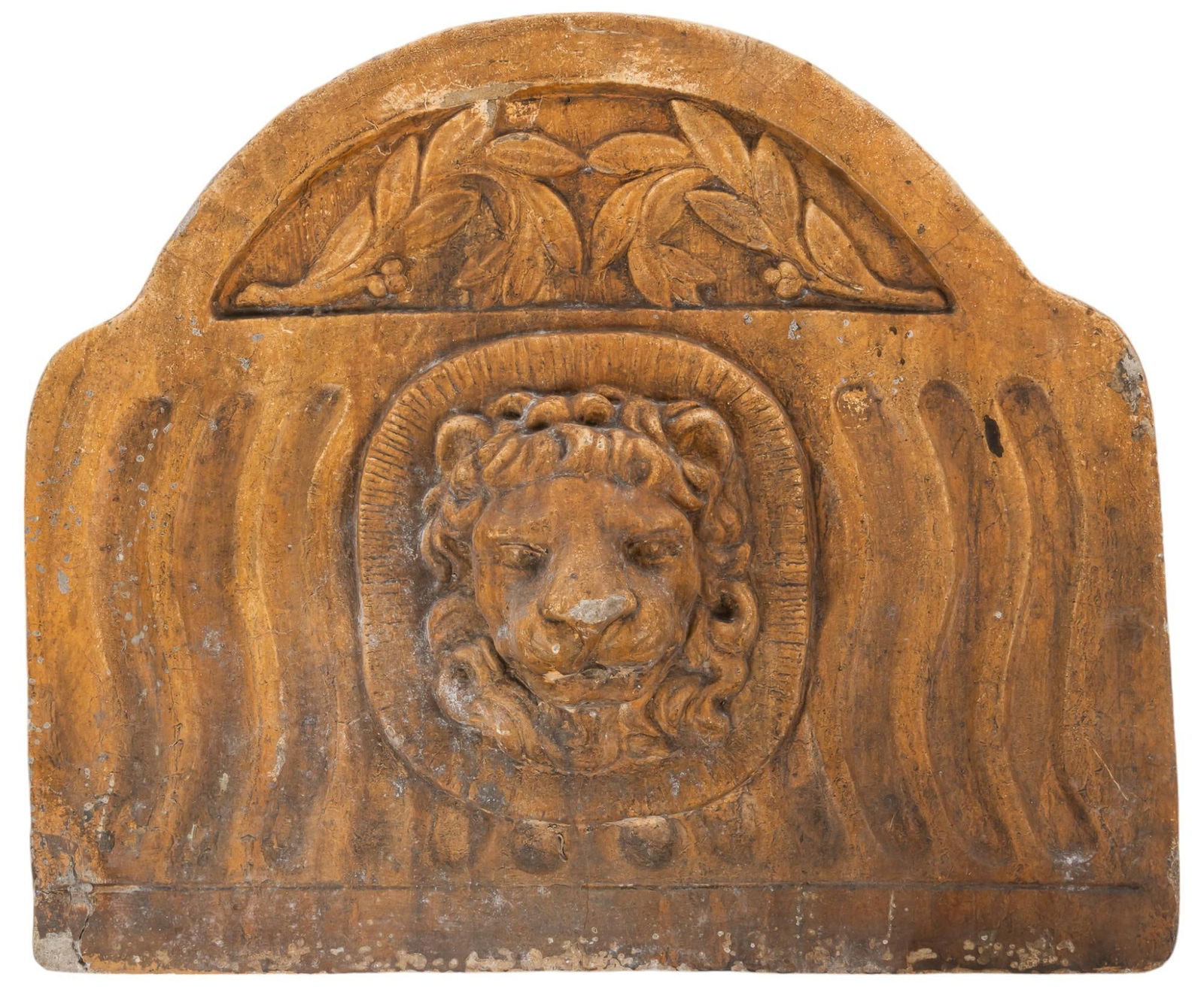 Concrete Lion Head Fountain (1 of 7)