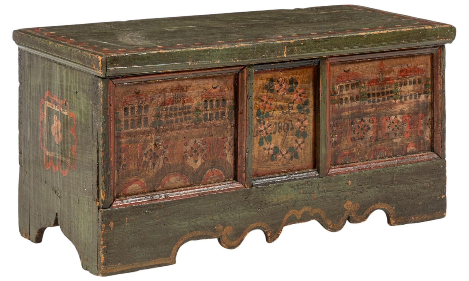 Painted Wedding Chest (1 of 10)